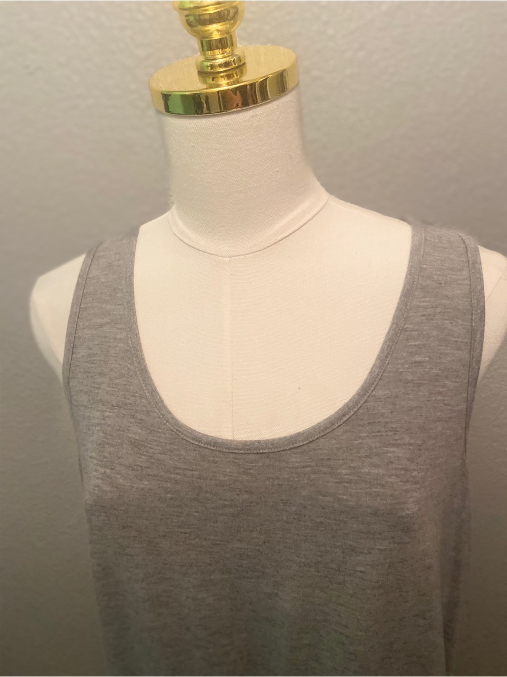 Casual Sleeveless Drawstring Waist Dress - Light Gray activewear - Picture 3 of 10